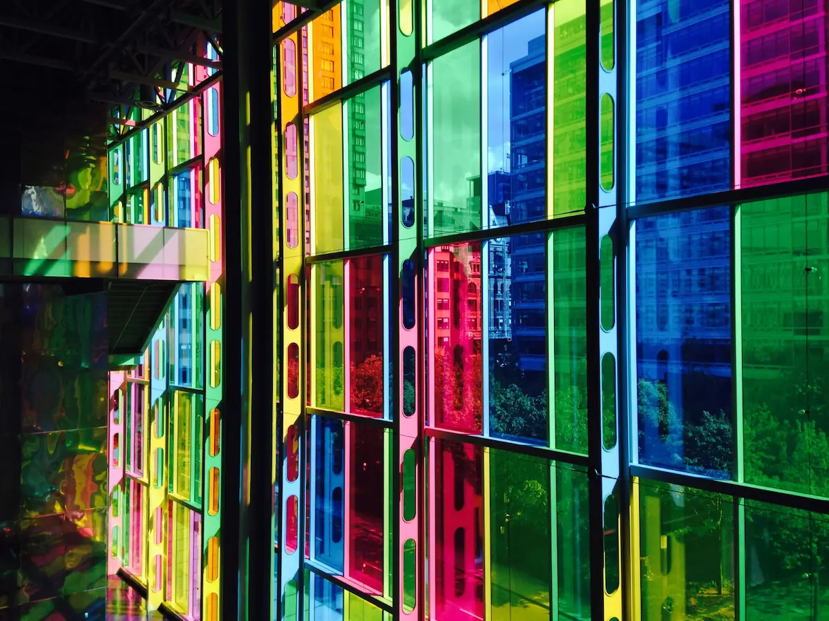 Variasi Glass Block Berwarna